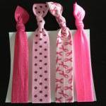 The Pink Elastic Hair Ties (and Bracelets)..