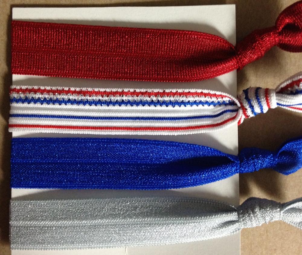 American Olympic Elastic Hair Ties (and Bracelets) Collection